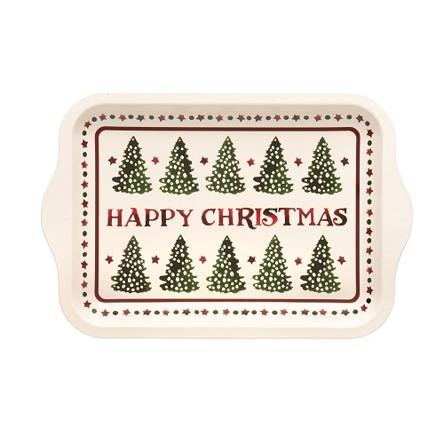 Small Tin Tray Happy Christmas